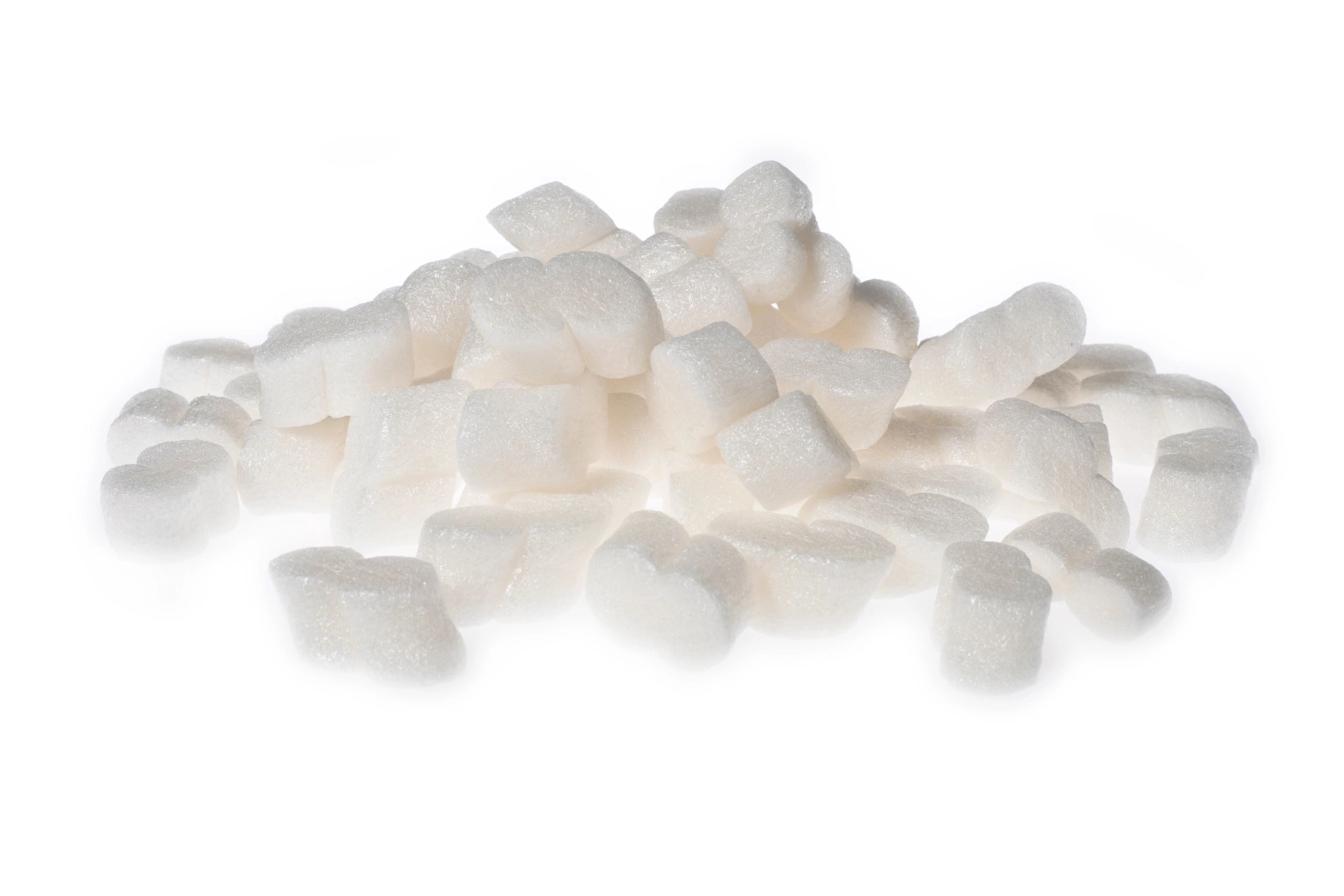 Protective foam packing peanuts